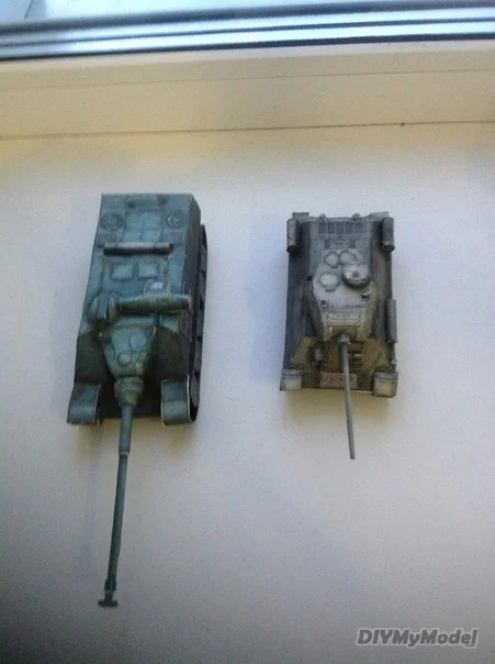DIYMyModeI-rompecabezas de juguete hecho a mano de Francia, modelo amx50 Fuxi 155, bricolaje, manualidades de papel, regalo, accesorios de pel&iacute;cula RU (origen)-1