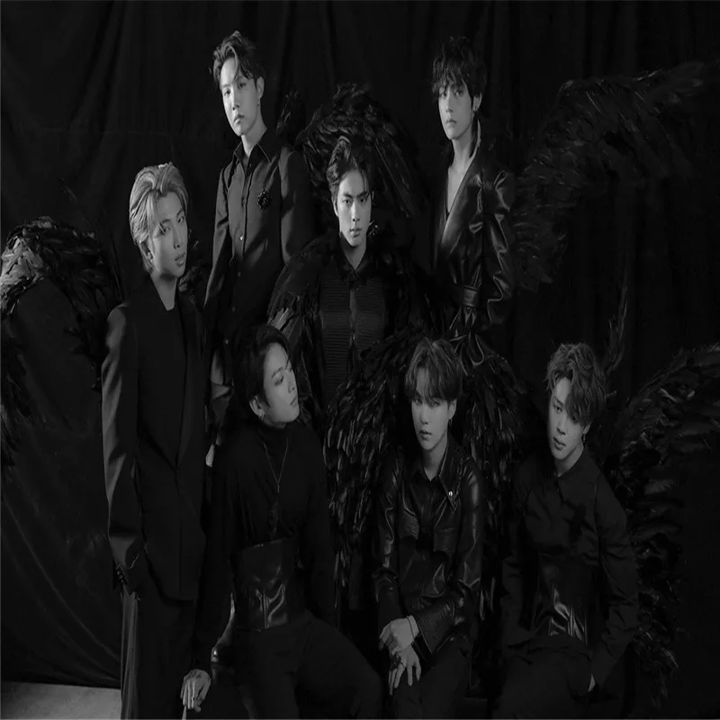 8 шт./компл. Kpop Bangtan Boys карта души 7 постер темная версия Фотокарта концепция фото