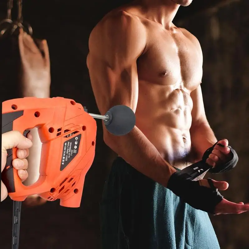 6 высокочастотный вибрирующий мышечный массажный пистолет для упражнений