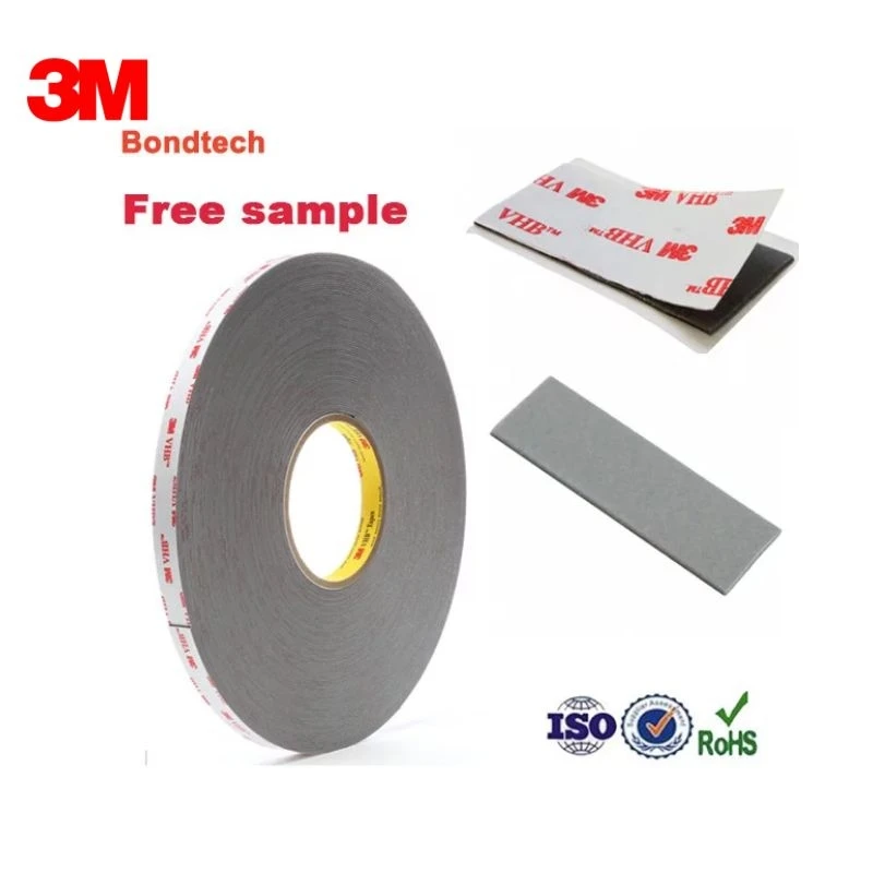 

3M 4941 VHB Double Sided Tape with 1.1mm thick, Gray,2inx1in (Pack of 2000)
