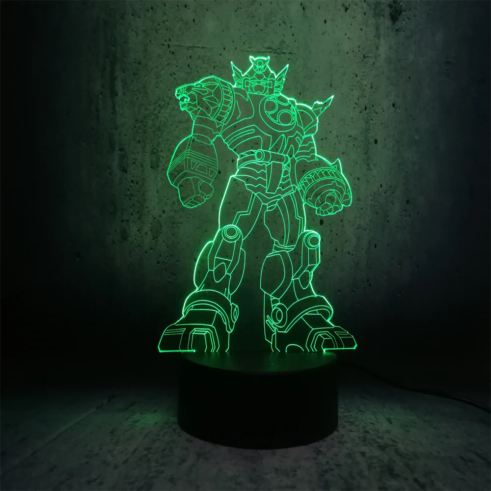 Мультяшный 3D светодиодный USB светильник Трансформеры украшение последний рыцарь