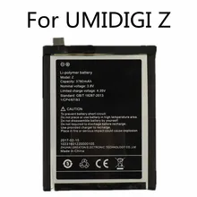 Genuine High Quality Batteria For Umi UMIDIGI Z Battery 3780MAh Back Up Smart Phone Replacement Battery