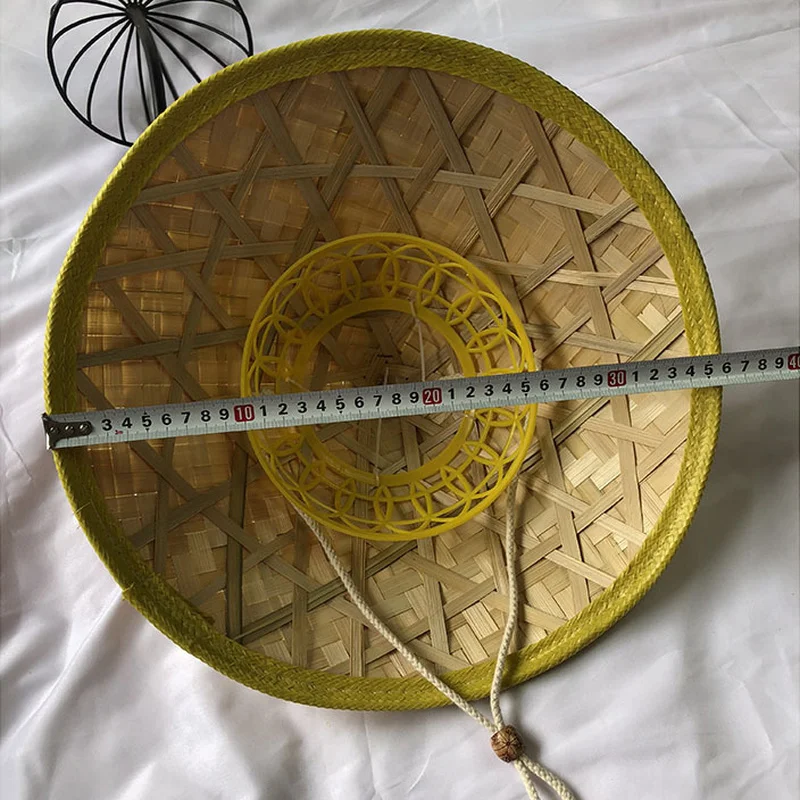 Бамбуковая Шляпа в китайском стиле Ротанговые шляпы для рыбаков ретро Плетеная