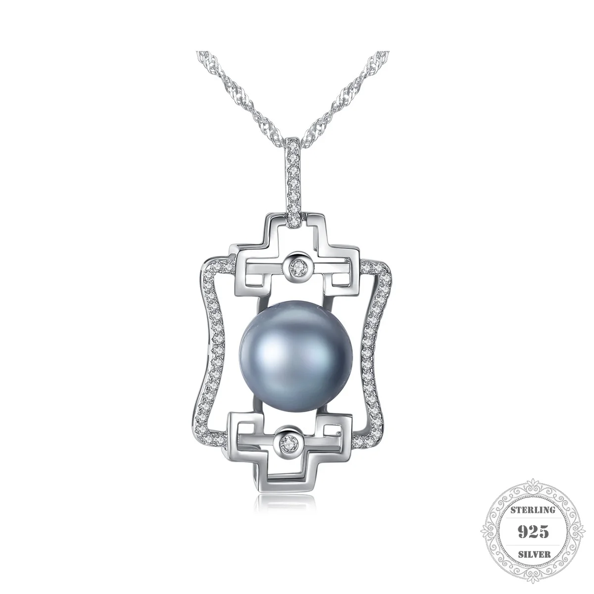 

Charm Necklace Ethnic Pearl,2020 Summer Brand Elaborately Fashion Jewelry Thomas 925 Sterling Silver Pure Glamour Gift For Women