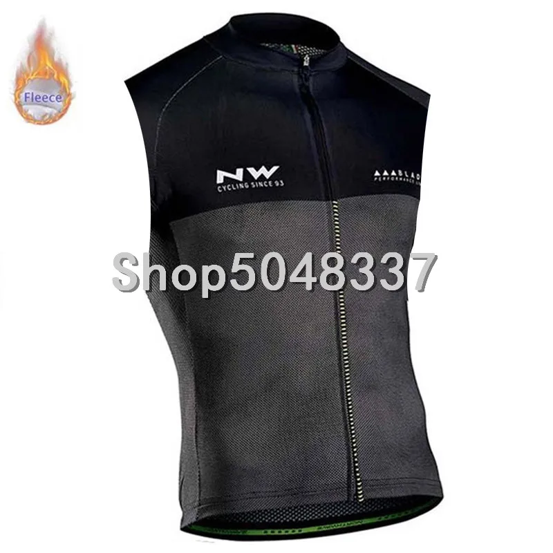 Зимние теплые флисовые NW езда на велосипеде без рукавов жилет велосипед