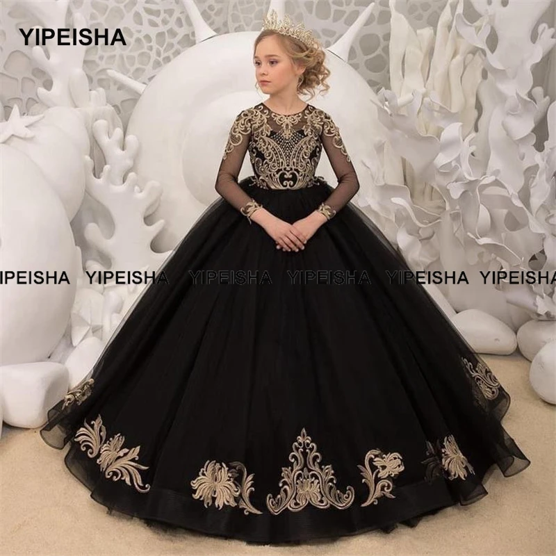 Рисунок 3 - Черные вечерние платья Yipeisha для девочек