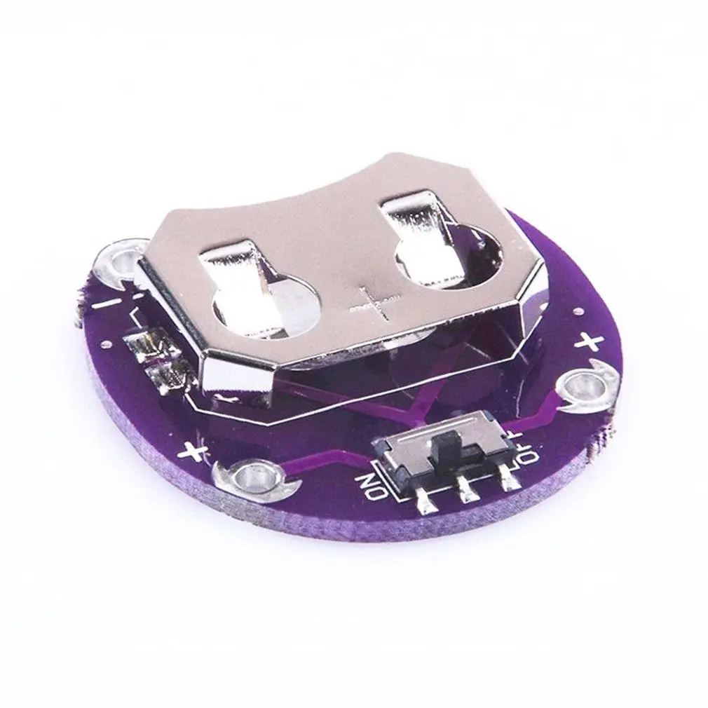 LilyPad держатель батареи для монет CR2032 модуль крепления Arduino|Аксессуары батарей| |