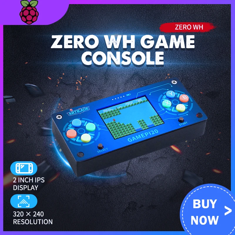Дополнение GamePi20 для Raspberry Pi Zero для сборки плеера GamePi20, портативная мини-игровая консоль, шляпа с 2,0 дюймовым ips дисплеем