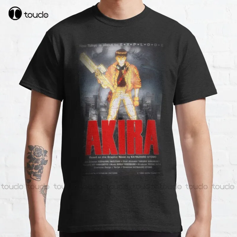 

Akira Movie Poster - Dark Akira Ghost In The Shell Ninja Scroll Classic T-Shirt Christian Shirts For Women Men Cotton Tee Shirts