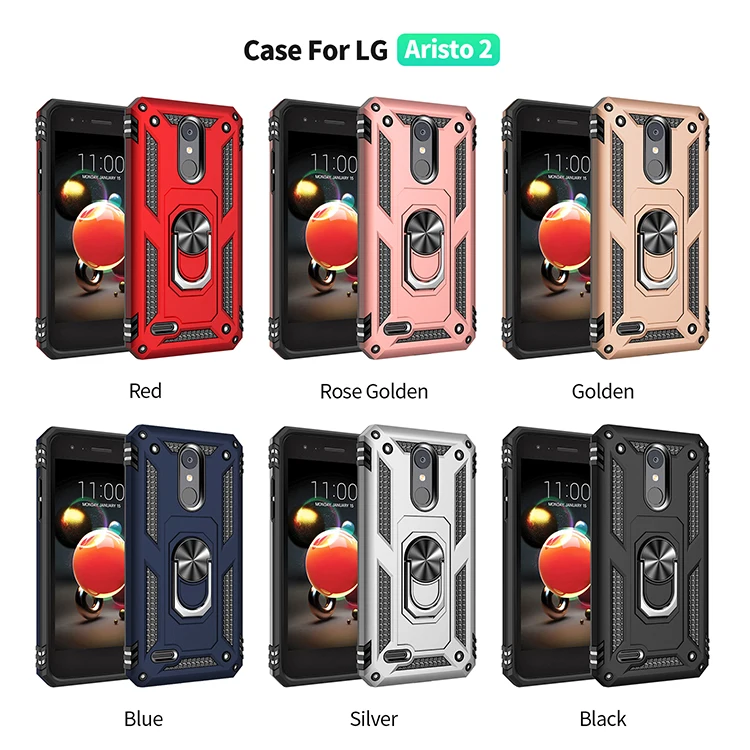 Для LG Aristo 2 3 TPU + PC чехол на заднюю панель двойная броня защитный для мобильного