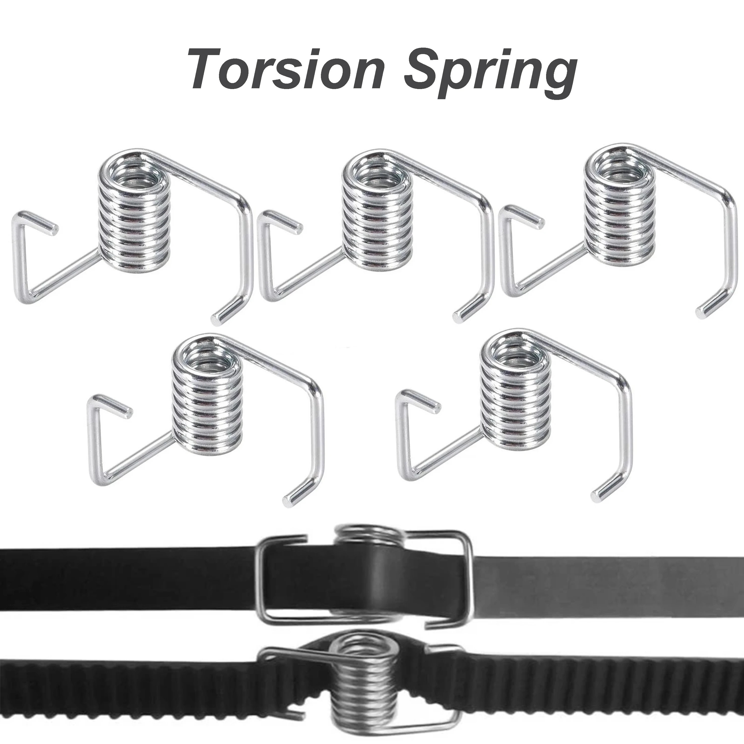 

5 PCS/LOT Torsion Spring Timing Belt Fitting 6mm 10mm Synchronous Belt Locking Tension Strong Spring for 2GT 3D Printer Parts