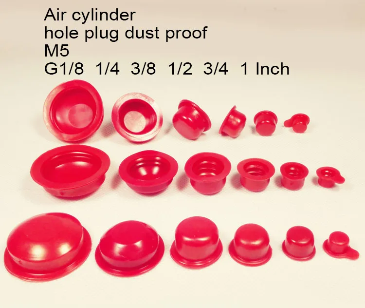 Воздушный цилиндрический штекер ПВХ пластиковая крышка внутренняя резьба