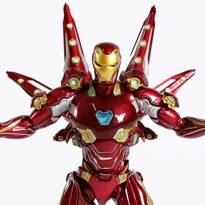 SHF Мстители эндгейм Железный человек Марка L MK 50 нано набор оружия 2 ПВХ фигурка Коллекционная модель игрушки