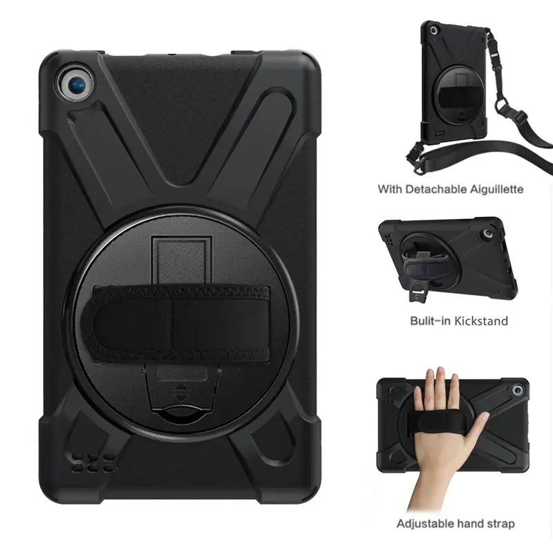 Чехол для Amazon Kindle Fire 7 9th 7th Generation чехол для Fire 7 Funda противоударный сверхмощный с наручными ремнями