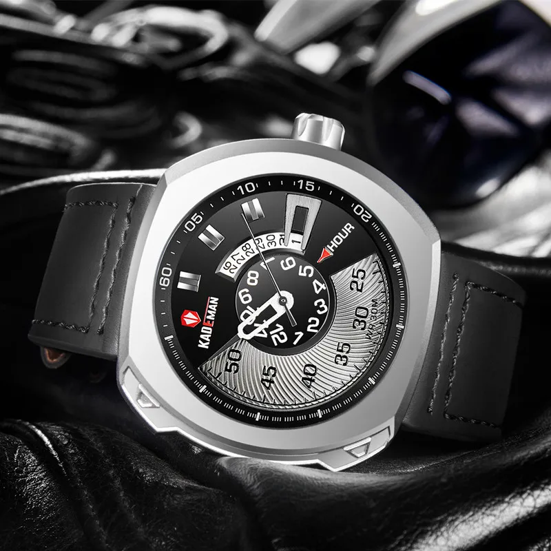 407 спортивные мужские часы в стиле милитари кварцевые с квадратным циферблатом