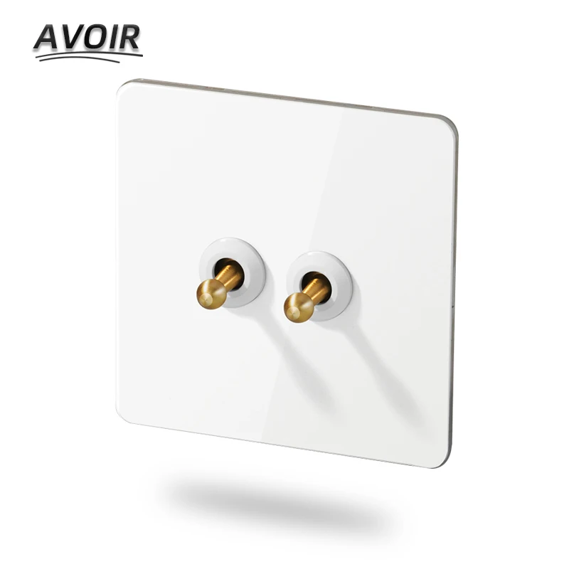 Avoir переключатель белый светильник из нержавеющей стали переключатели Usb