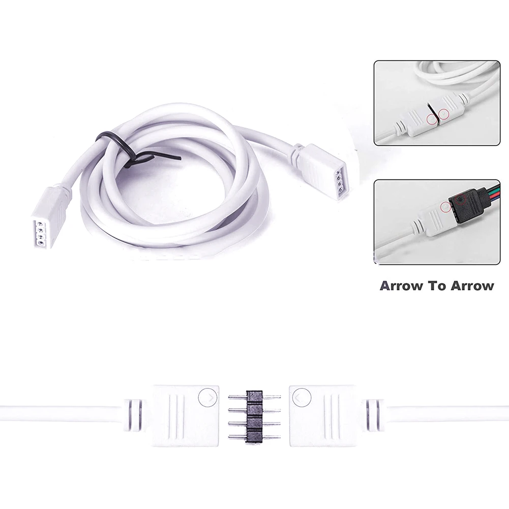 

4Pin RGB Rgbw Extension Cable Wire Connector 5050 3528 LED Strip Light For Connecting Led Strip With Controller Or Strip