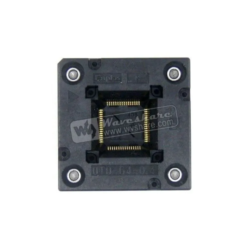 QFP64 TQFP64 LQFP64 PQFP64 OTQ 64 0.4 01 QFP IC тестовый разъем Enplas с шагом 0 4 мм|Запасные части| |