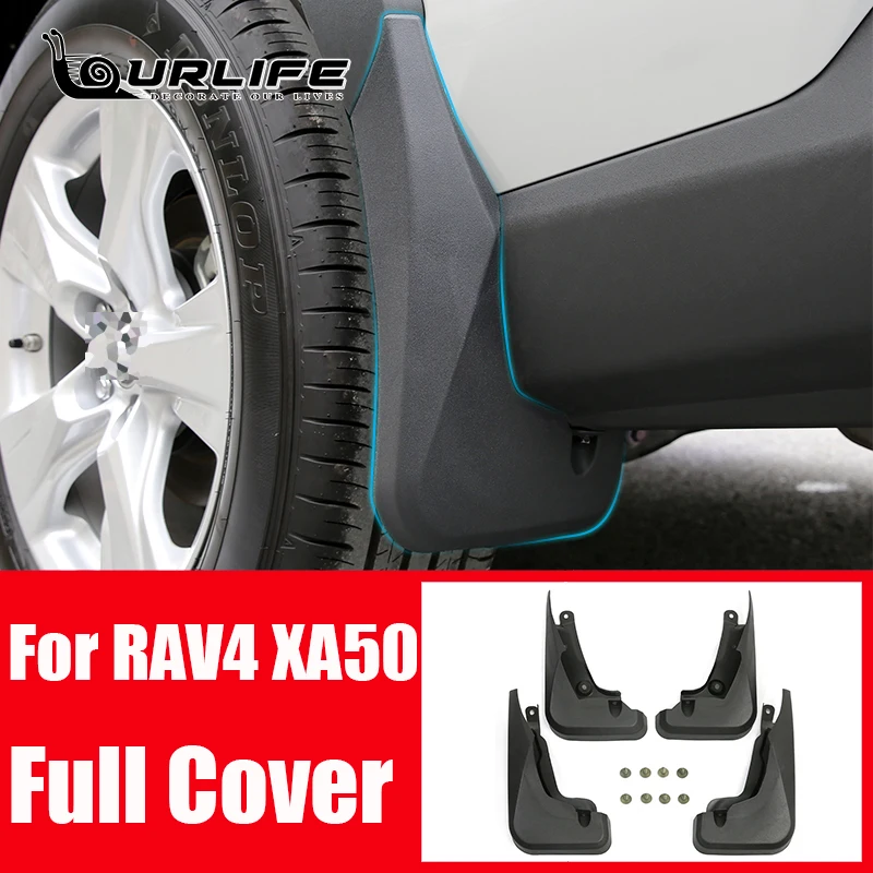Полное покрытие Брызговики для Toyota RAV4 2019 2020 2021 XA50 XA 50 спереди и сзади брызговики