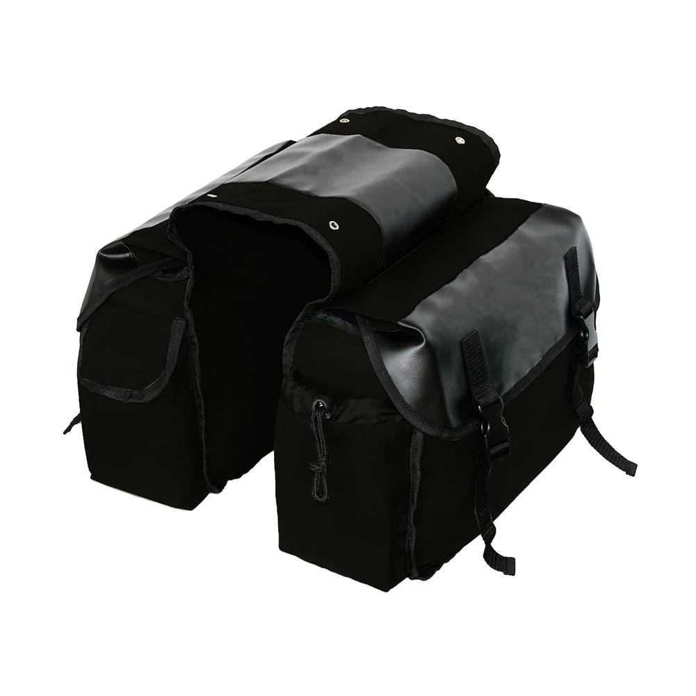 

New Upgrade Motorbike Touring Saddle Bag Motorcycle Canvas Panniers Box