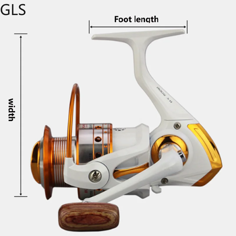 

New BX(1000-9000) Series Metal Spool Spinning Reel 5.5:1 /5.2:1/4.1:1High Speed High Quality Carp Fishing Reel