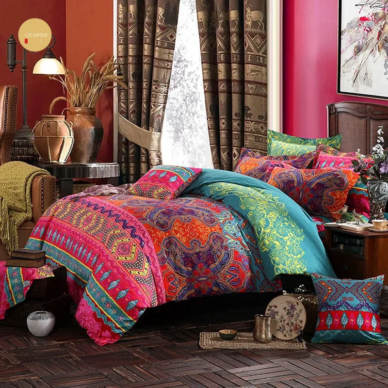 Комплекты постельного белья с 3D рисунком мандалы комплект пододеяльником зимнее