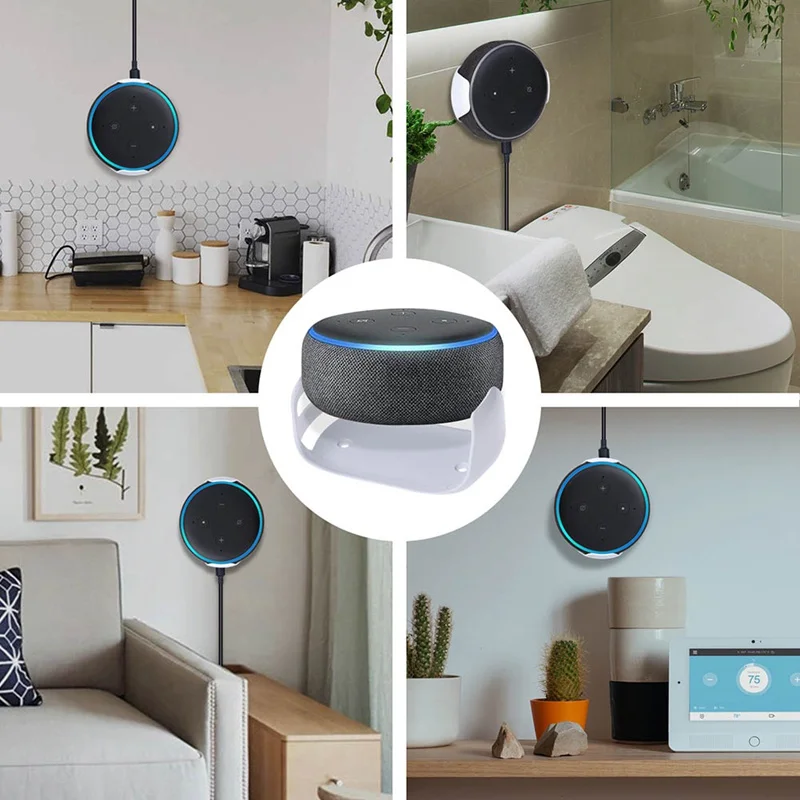 Настенное крепление для умного аудио кронштейна Echo Dot 3 держатель-вешалка