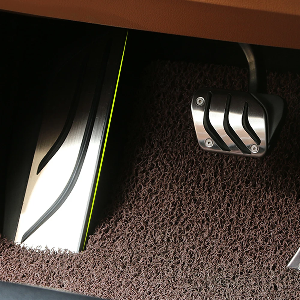 Автомобильные аксессуары нержавеющая сталь подставка для ног педаль наклейка BMW