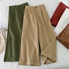 Женские драпированные брюки, повседневные укороченные брюки с высокой талией, свободные, в Корейском стиле, уличная одежда, лето 2020