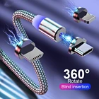 Магнитный кабель Micro USB, для iPhone 11, X, 8 Plus, iPad, кабель type-c для быстрой зарядки, для Samsung, Xiaomi, Huawei мобильный телефон