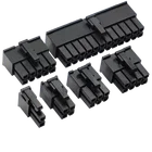 10 шт.лот 5557-R 5557 4,2 мм Черный Автомобильный разъем жгута проводов 2 - 24 контакта для ПКкомпьютерной видеокарты PCI-E Power