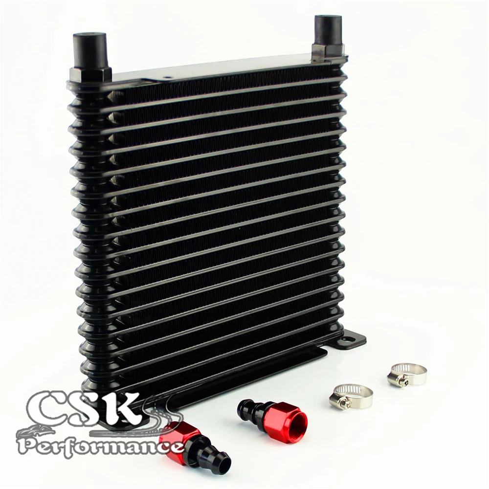 8-дюймовый 32 мм алюминиевый 17-рядный двигатель/гоночный масляный радиатор