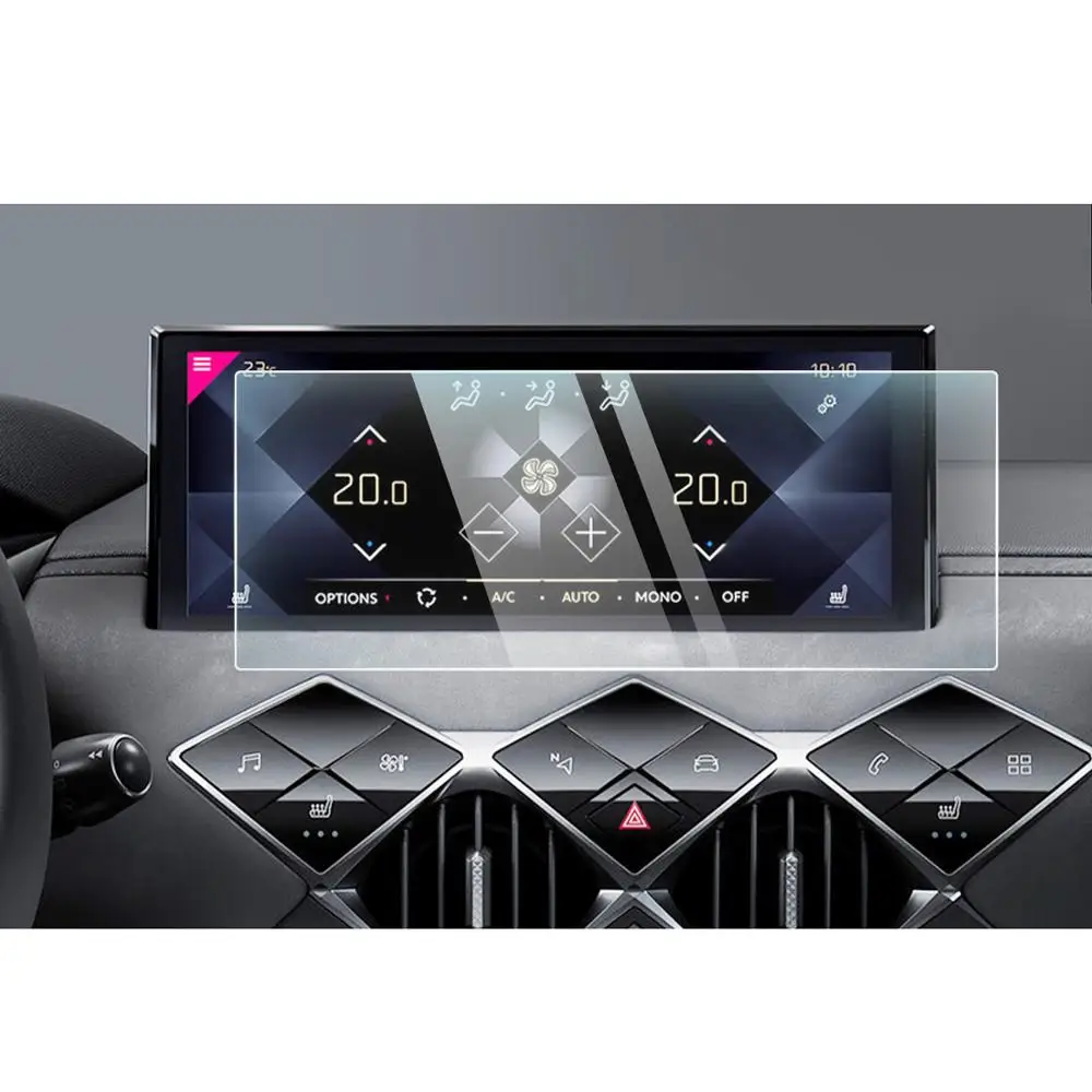 LFOTPP для DS 3 Crossback 10 дюймов 2019 2020 Автомобильный мультимедийный радиодисплей защита