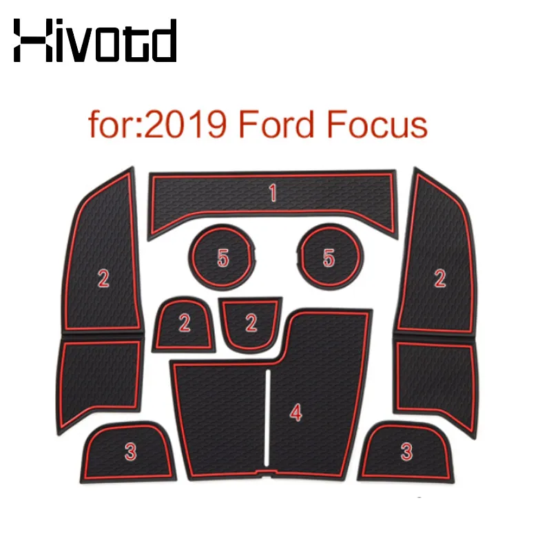 Резиновый коврик для паза двери автомобиля Противоскользящие коврики