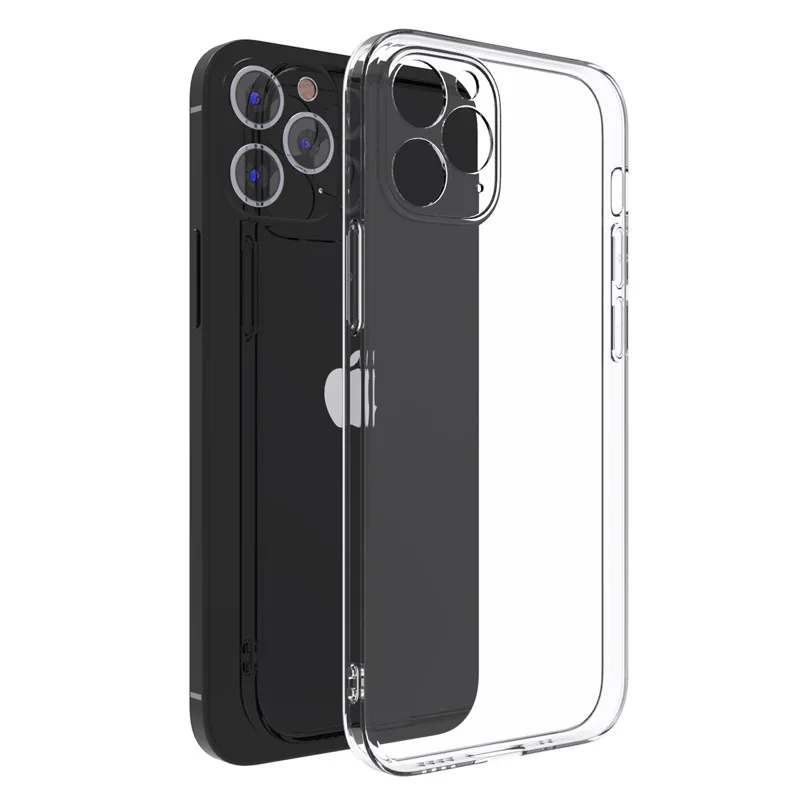 

Nohon Camera Lens Protection Clear Phone Case For iPhone 12 Pro Max Soft Back Cover Shockproof Coque for iPhone 11 X XS 8 Fundas