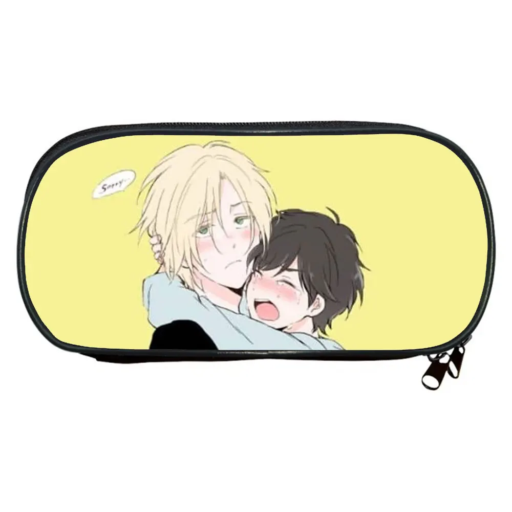

Banana fish Girl's cosmetic case boy's pencil case children's school supplieschildren's student pencil case. Custom logo