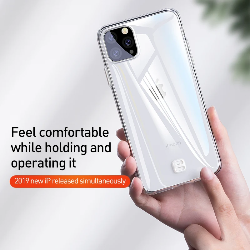 Чехол для телефона Baseus для iPhone 11 Pro Max Xs X, чехол с ремешком, защита от падения, прозрачная защитная задняя крышка для iPhone Xs Max X, Fundas