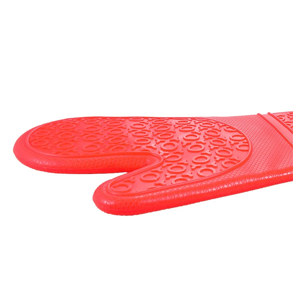 

Household 168g thick cotton baking silicone gloves microwave oven gloves cotton linen silicone gloves