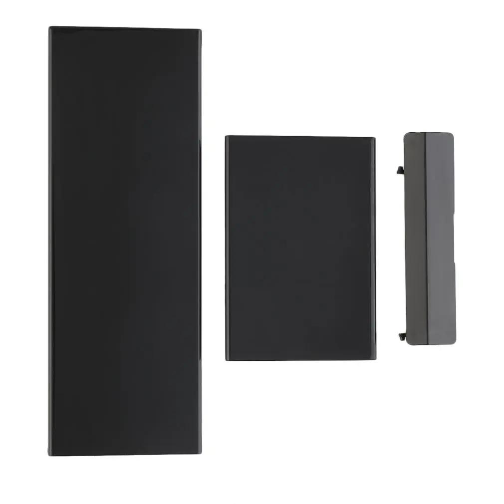 

Replacement Memory Card Door Slot Cover Lid Memeory Card Cover 3 Parts Door Covers for Nintend for Wii Console Black