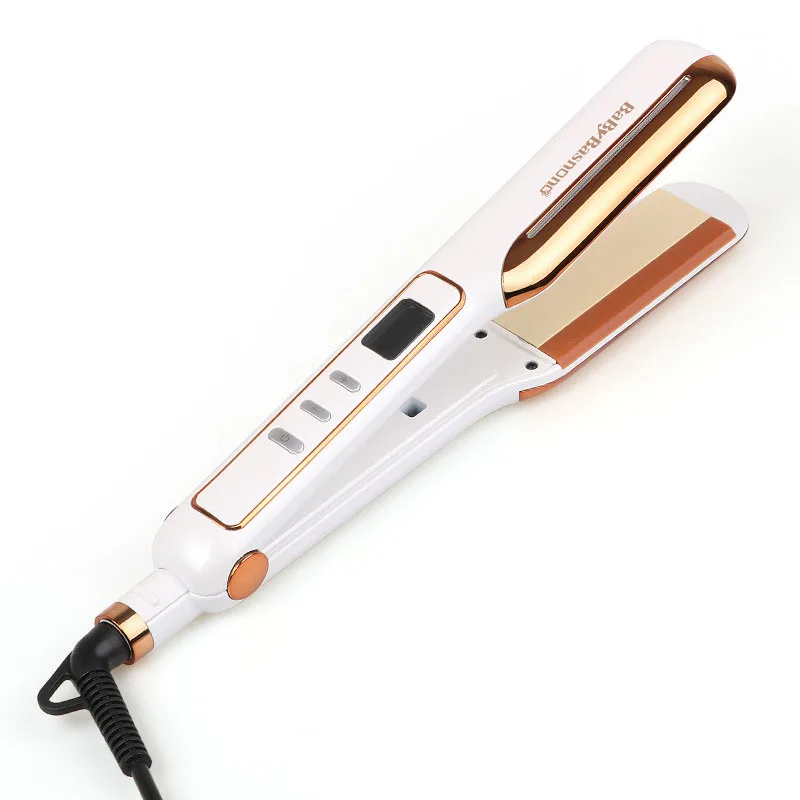 

Rubber wide plate does not hurt hair curler straight hair device intelligent temperature control electric splint hairdresser SU5