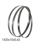 Полотно ленточной пилы 56 дюймов, 1 шт., 1425 мм x 10x0,65 мм, 6 TPI, аксессуары для деревообрабатывающих инструментов