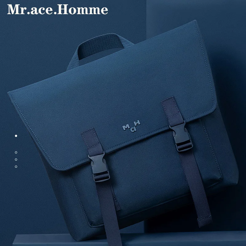 

Blue Ipad Backpack Women Fashion School Backpack For Girl College Bag Mah Brand Design Men Waterproof Travel Bagback Boy