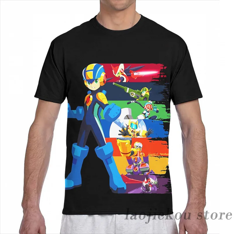 Мужская и женская футболка Megaman с принтом души героя V2 модная для девушек топы