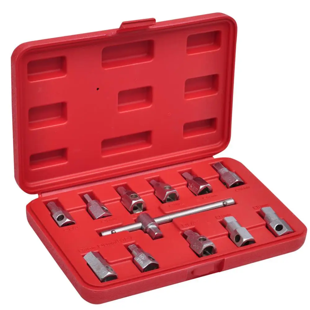 12 шт. маслосливную пробку инструмент для отстойника 3/8 головка гаечного ключа