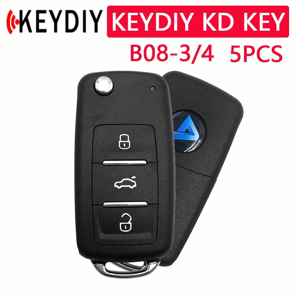 

5pcs/lot B08 B08-3 B08-4 Universal B Series KD Remote For KD-X2 KD900 KD900+ URG200Mini KD Car Key Remote Generator