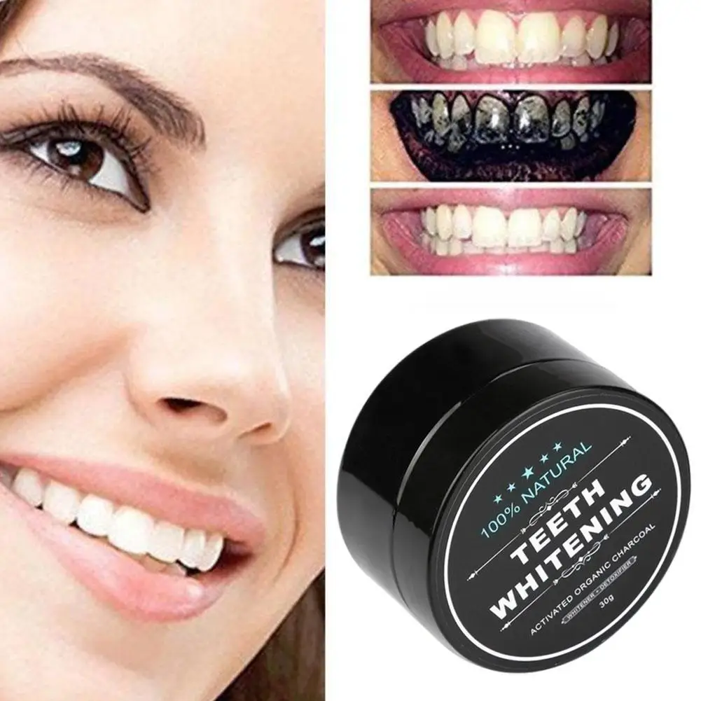 

30g Teeth Whitening Oral Care Charcoal Powder Natural Activated Charcoal Teeth Whitener Powder Oral Hygiene Dental Tooth Care