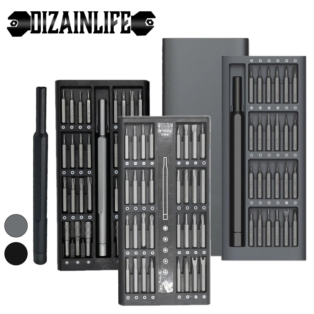 Набор прецизионных магнитных отверток 63/25 в 1 с ручкой профессиональные биты для