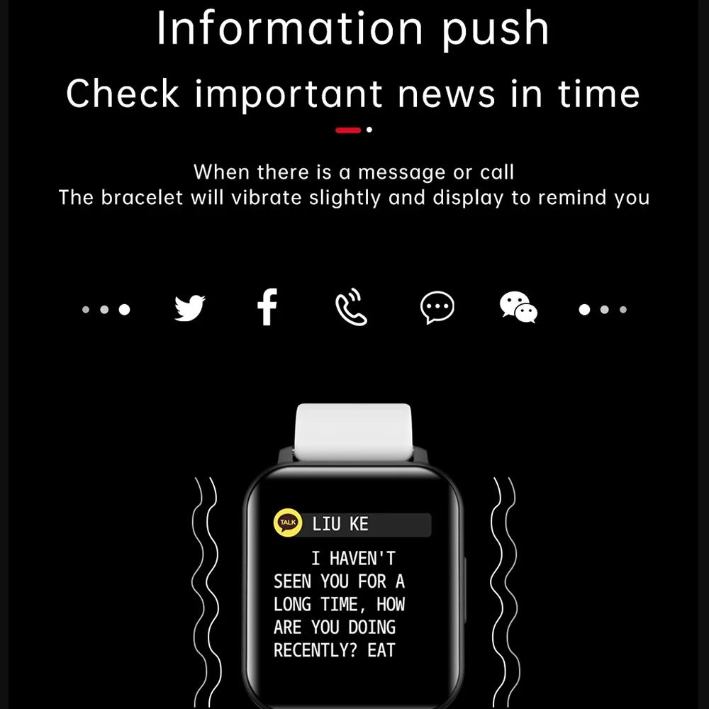 JARAMP Smart Watch Men Full Touch Screen IP67 Waterproof Sport Fitness Band Women Heart Rate Monitor Gaming Smart Bracelet PK P8
