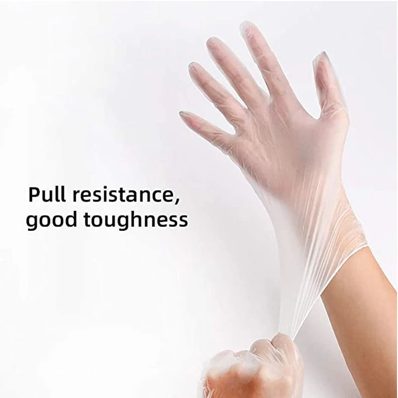 50 шт./лот одноразовые перчатки латексные для очистки пищевых продуктов