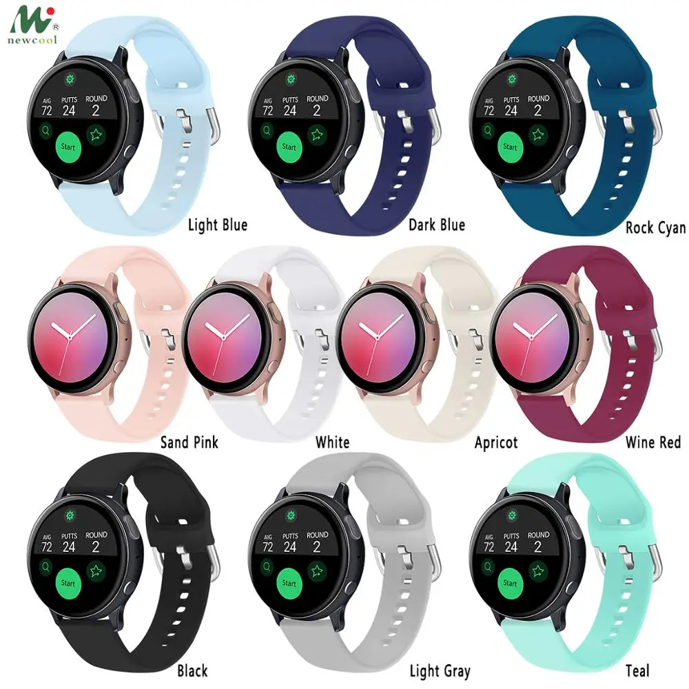 Ремешок силиконовый сменный для Samsung Galaxy Watch 3 41 мм 45 | Электроника
